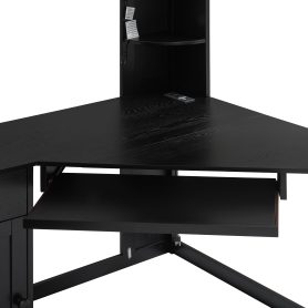 Twin Size Loft Bed with Integrated Large Wardrobe and Desk