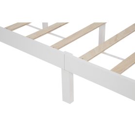 King Size Bed with Tall-Panel Headboard & Footboard