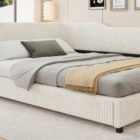 Full Size L-Shaped Corduroy Daybed 33 Full Size L-Shaped Corduroy Daybed