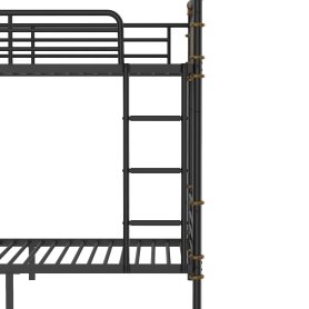 Quad Bunk Bed For 4 Kids, Heavy Duty Metal Twin Bunk Bed Frame 28 Quad Bunk Bed For 4 Kids, Heavy Duty Metal Twin Bunk Bed Frame