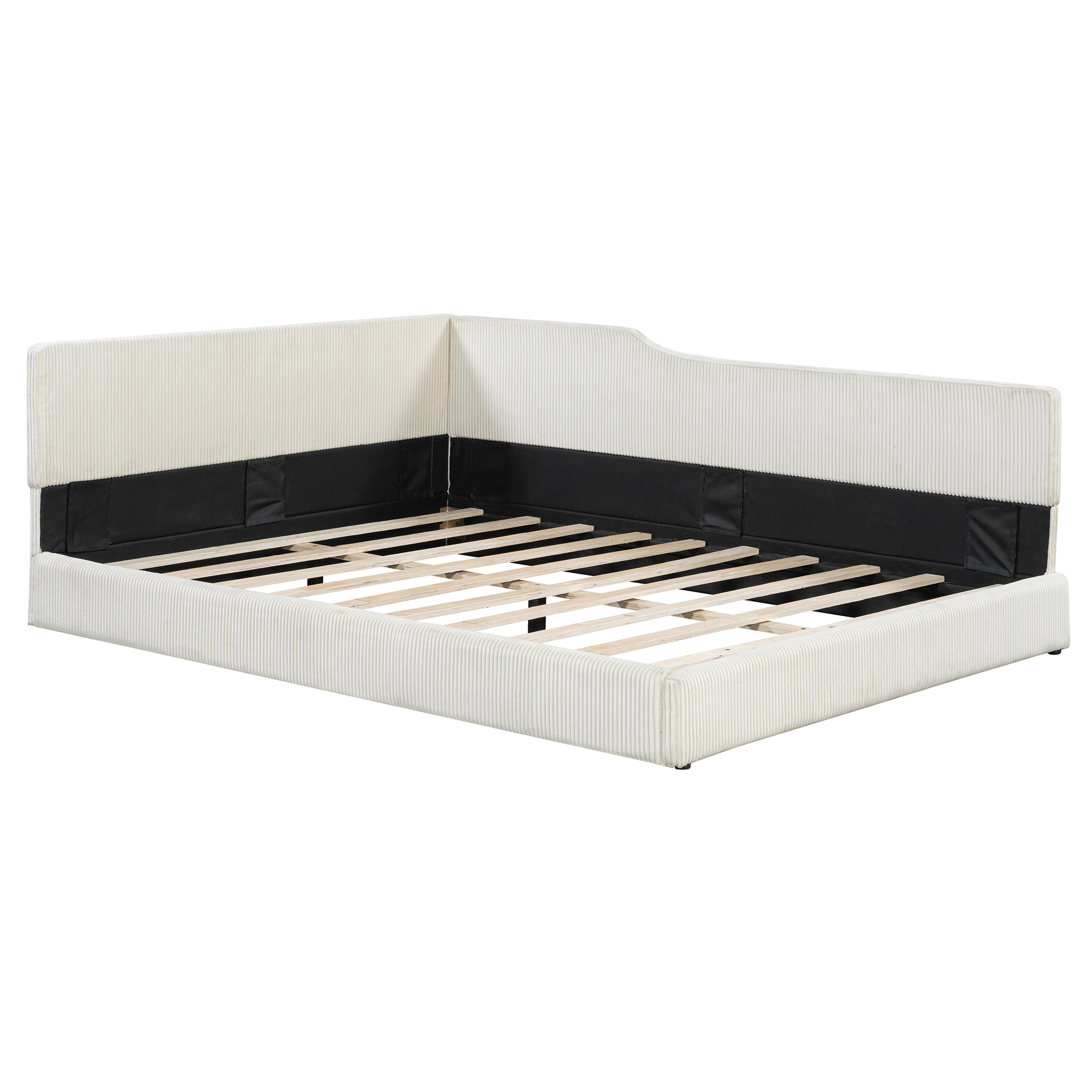 Full Size L-Shaped Corduroy Daybed 5 Full Size L-Shaped Corduroy Daybed