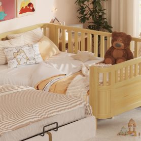 Queen Size Wood Platform Bed