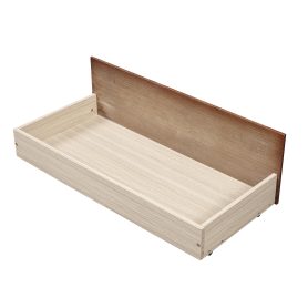 King Size Bed with Tall-Panel Headboard & Footboard, 2 Storage Drawers, Built-in LED Lights, USB Charging Station