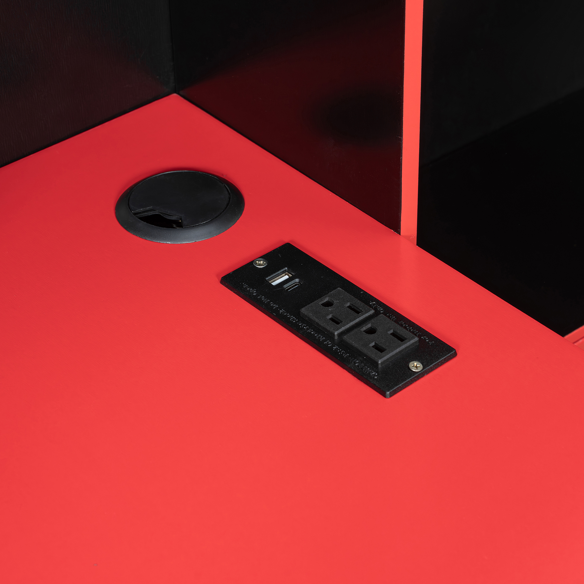 Full Size Gaming Daybed with Integrated Desk and Lights 18 Full Size Gaming Daybed with Integrated Desk and Lights