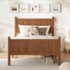 Twin Size Flat Panel Bed with Headboard & Footboard