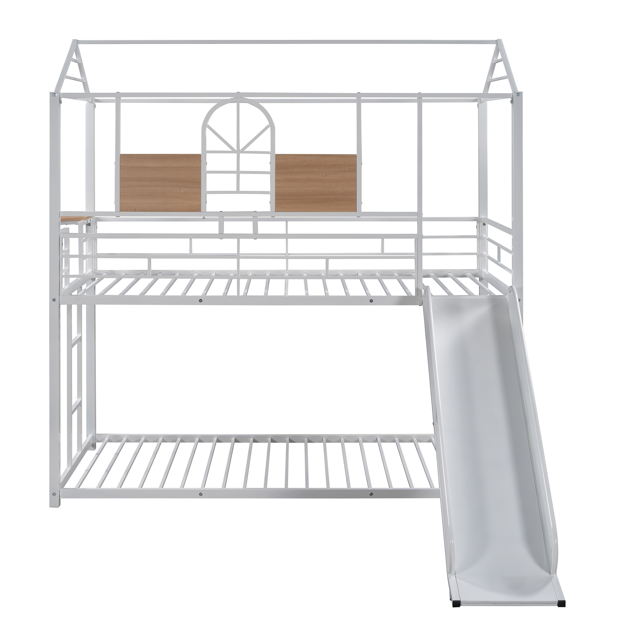 Metal Twin Over Twin Bunk Bed With Slide 15 Metal Twin Over Twin Bunk Bed With Slide