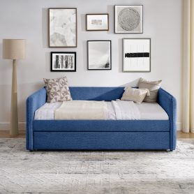 Full Size Daybed With Twin Size Pop-Up Trundle
