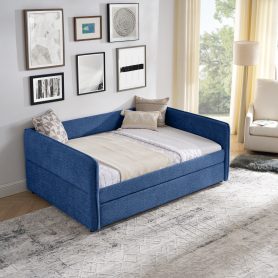 Full Size Daybed With Twin Size Pop-Up Trundle