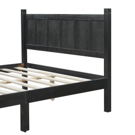 Full Size Flat Panel Bed with Headboard & Footboard