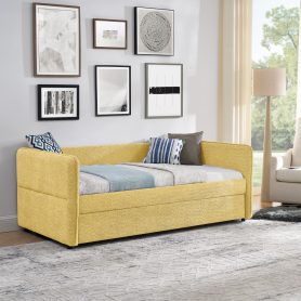 Twin Size Daybed With Twin Size Pop-Up Trundle