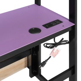 Twin Size Gaming Daybed with Integrated Desk and LED Light 70 Twin Size Gaming Daybed with Integrated Desk and LED Light