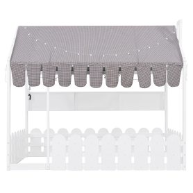 Full Size Montessori House Bed for Kids