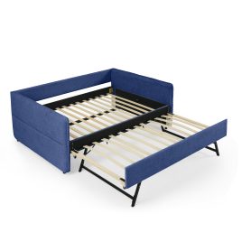 Full Size Daybed With Twin Size Pop-Up Trundle