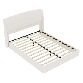 Upholstered Queen Bed Frame with Wingback Headboard 33 Upholstered Queen Bed Frame with Wingback Headboard