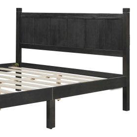 Queen Size Flat Panel Bed with Headboard & Footboard