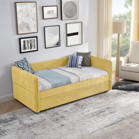 Twin Size Daybed With Twin Size Pop-Up Trundle