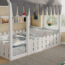 Full Size Montessori House Bed for Kids