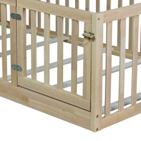 Twin Size Floor Bed with High Fence Railings, without Door 41 Twin Size Floor Bed with High Fence Railings