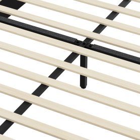 Boucle Queen Bed Frame with Adjustable Height Headboard 40 Boucle Queen Bed Frame with Adjustable Height Headboard