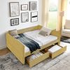 Queen Size Daybed with Two Drawers