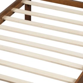 Twin Size Flat Panel Bed with Headboard & Footboard