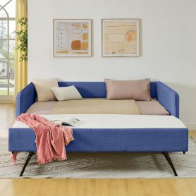 Full Size Daybed With Twin Size Pop-Up Trundle