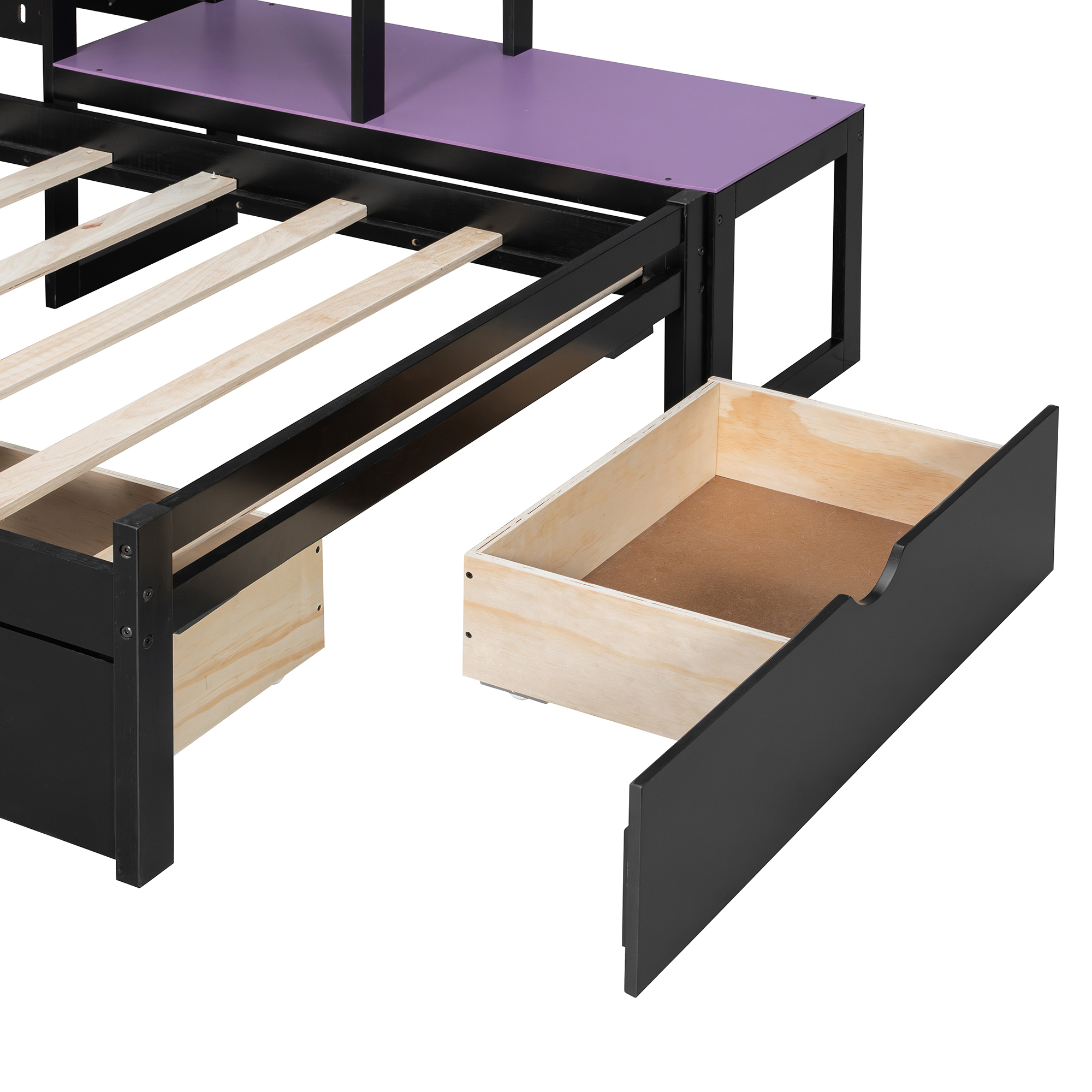 Twin Size Gaming Daybed with Integrated Desk and LED Light 37 Twin Size Gaming Daybed with Integrated Desk and LED Light