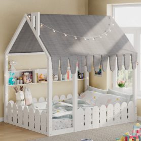 Full Size Montessori House Bed for Kids