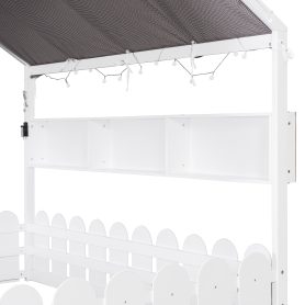 Full Size Montessori House Bed for Kids