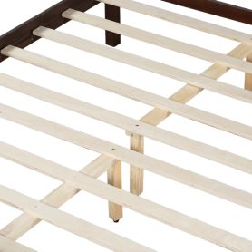 Queen Size Flat Panel Bed with Headboard & Footboard