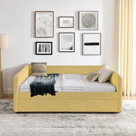 Queen Size Daybed with Two Drawers