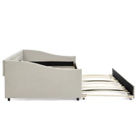 Full Size Daybed with USB Charging & Pull-out Extendable Bed