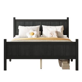 Full Size Flat Panel Bed with Headboard & Footboard
