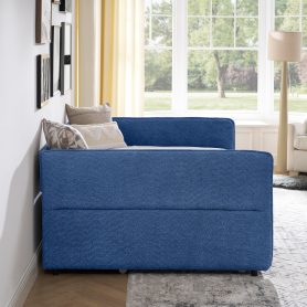 Full Size Daybed With Twin Size Pop-Up Trundle