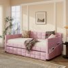 Modern Twin Size Daybed with Pull-Out Trundle