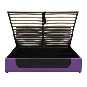 Modern Queen Size Hydraulic Storage Gaming Bed Frame