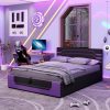 Modern Queen Size Hydraulic Storage Gaming Bed Frame 1 Modern Queen Size Hydraulic Storage Gaming Bed Frame