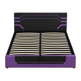 Modern Queen Size Hydraulic Storage Gaming Bed Frame