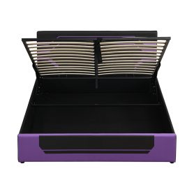 Modern Queen Size Hydraulic Storage Gaming Bed Frame