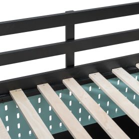 Twin Size Gaming Loft Bed with Integrated Desk, Lights and Built-in Charging Station