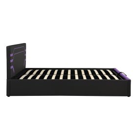 Modern Queen Size Hydraulic Storage Gaming Bed Frame