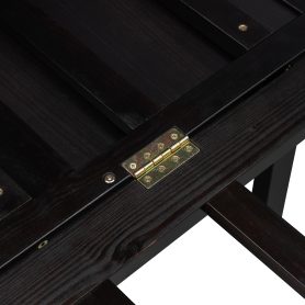 Murphy Queen Bed With Frosted Glass Doors Design, Fake Drawers, Metal Legs