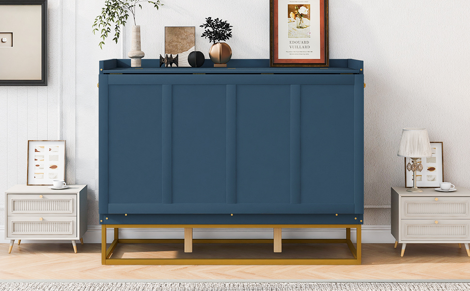 Queen Size Murphy Bed With Iron Legs, Modern Design 18 Queen Size Murphy Bed With Iron Legs, Modern Design