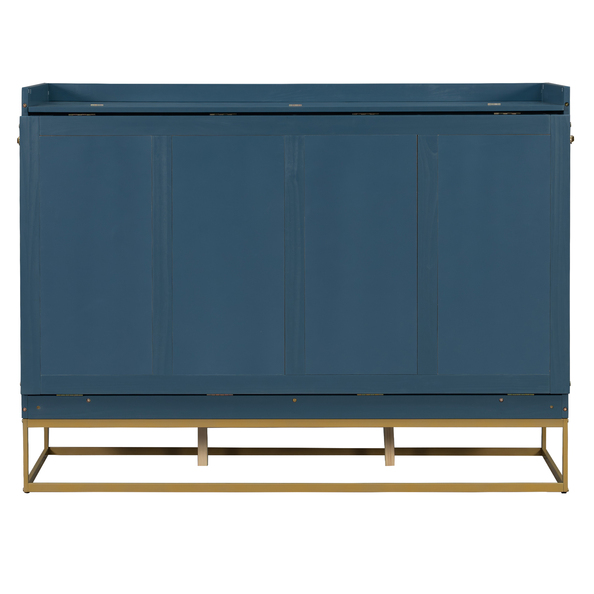 Queen Size Murphy Bed With Iron Legs, Modern Design 4 Queen Size Murphy Bed With Iron Legs, Modern Design