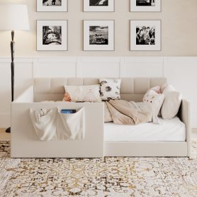Full Size Daybed with High Side Panels and Side Entrance