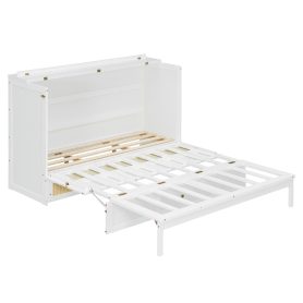 Queen Murphy Bed with Large Drawers