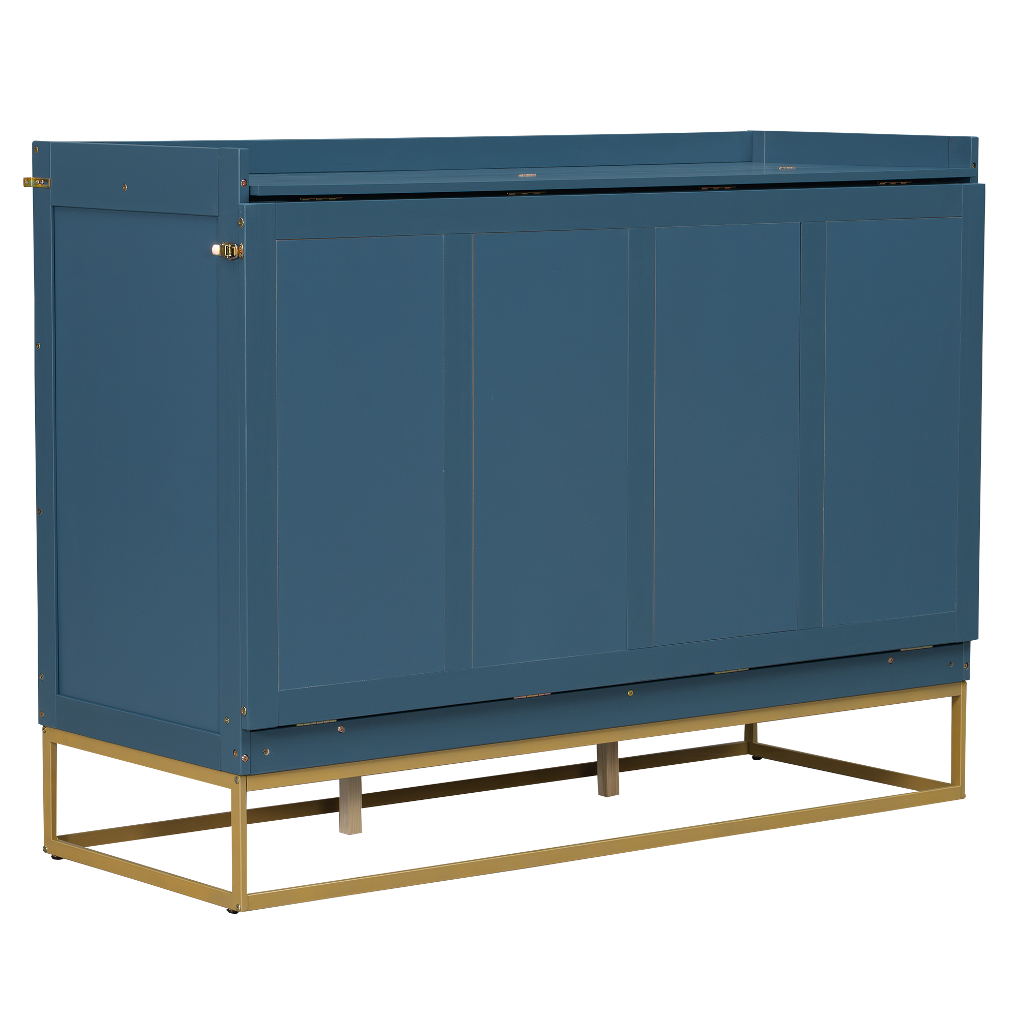 Queen Size Murphy Bed With Iron Legs, Modern Design 5 Queen Size Murphy Bed With Iron Legs, Modern Design