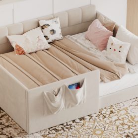 Full Size Daybed with High Side Panels and Side Entrance
