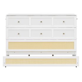Queen Murphy Bed with Large Drawers