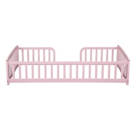 Twin Size Floor Fence Bed with Central Entrance 50 Twin Size Floor Fence Bed with Central Entrance